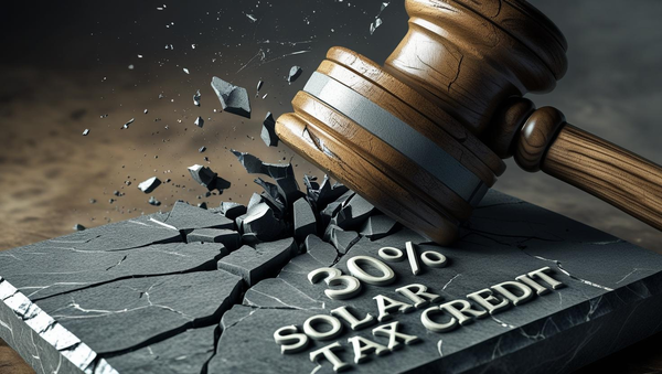 30% Solar Tax Credit Broken 600