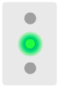 SolarEdge Solid Green Light