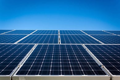 Solar panel farm