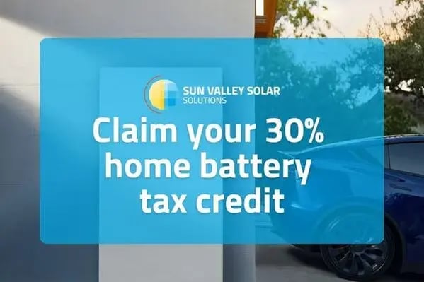 30% home battery credit