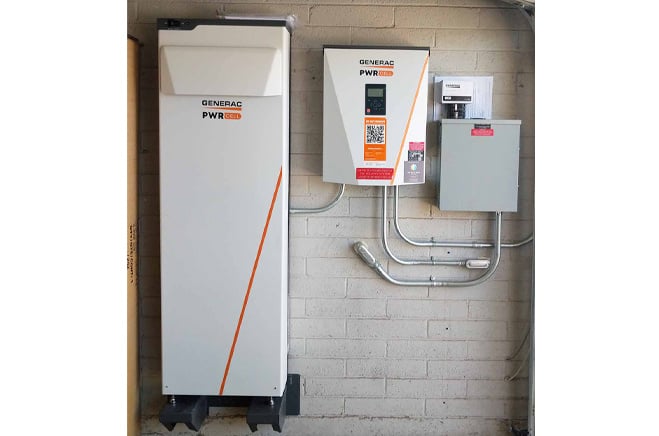 Generac PWRcell in Garage