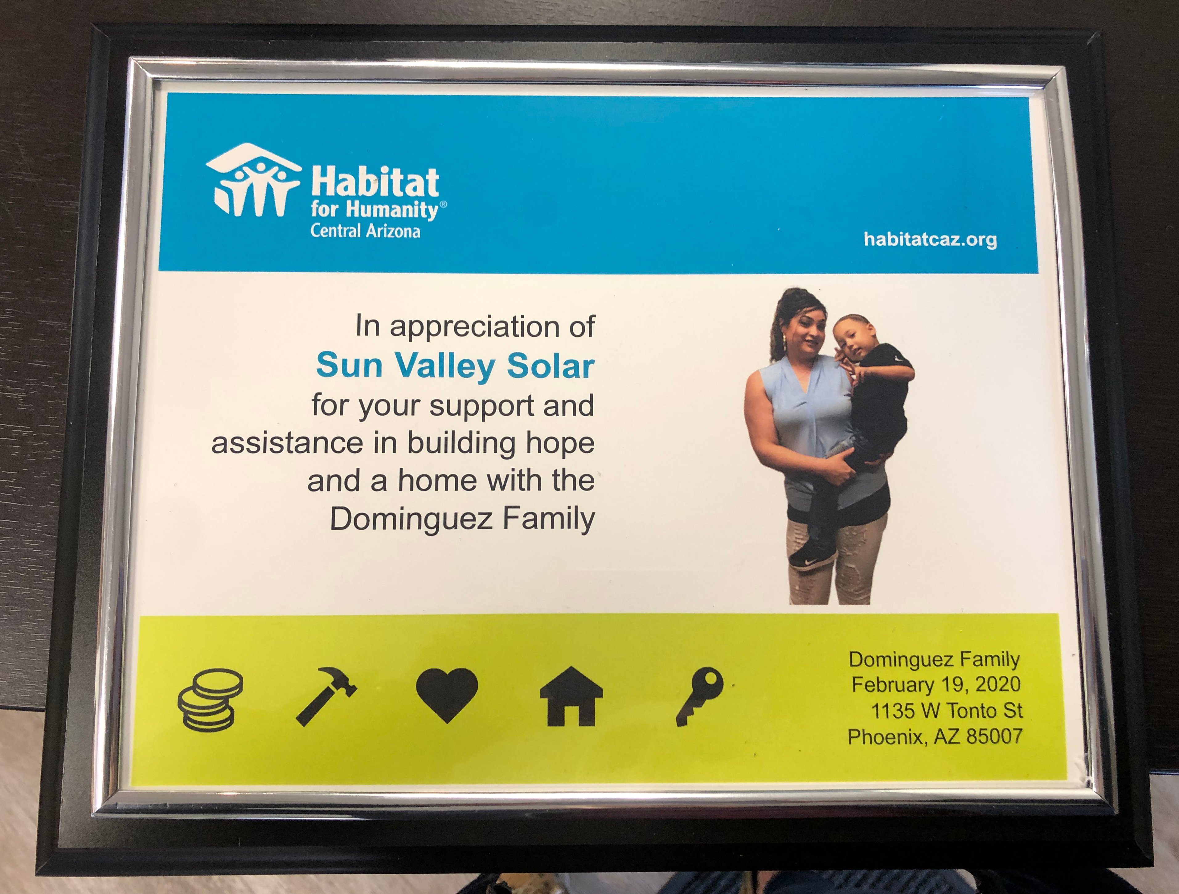 Habitat Dedication