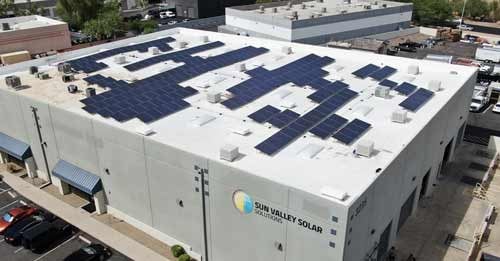 Pe solar and sun valley solar house