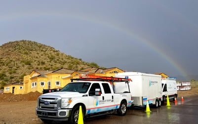 Rainbow truck