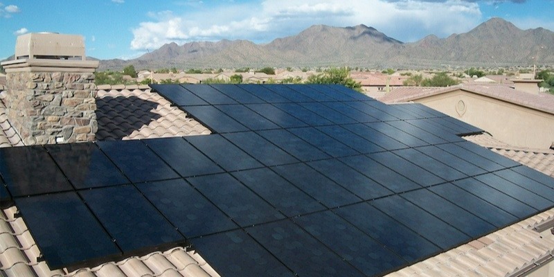 Solar Panel on home 2x1`