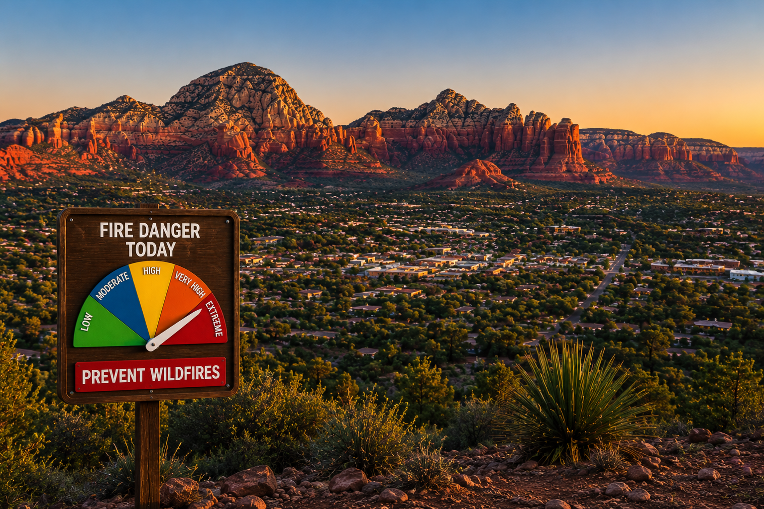 svss sedona fire danger